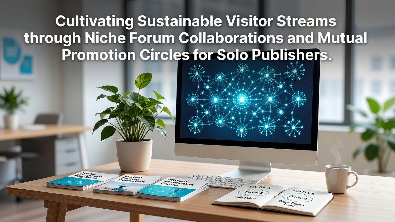 Cultivating Sustainable Visitor Streams through Niche Forum Collaborations and Mutual Promotion Circles for Solo Publishers